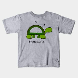 Protracturtle -  Funny Math Turtle Kids T-Shirt